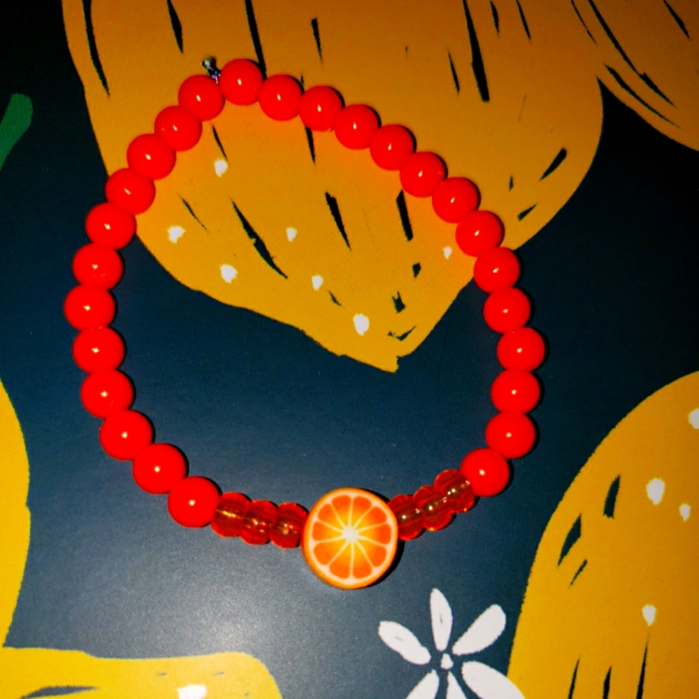 Orange braclet